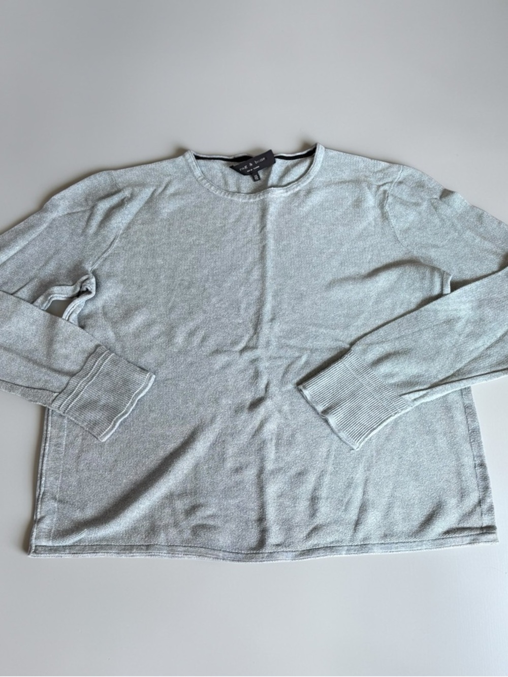 Rag & Bone 100% Cotton Textured Knit Sweater - XXL